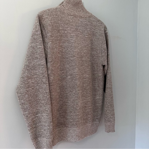 BUFFALO David Bitton Men’s Combo Jute Fleece Lined 3/4 Zip Sweater Size XL - Picture 11 of 15